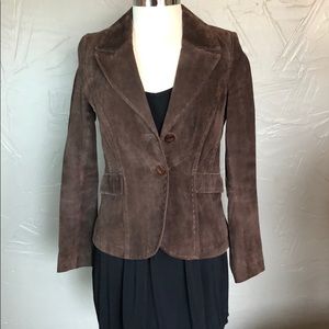 Chocolate leather jacket